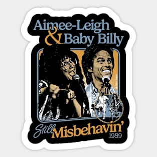 Righteous Gemstones Still Misbehavin Tour 1989 Sticker